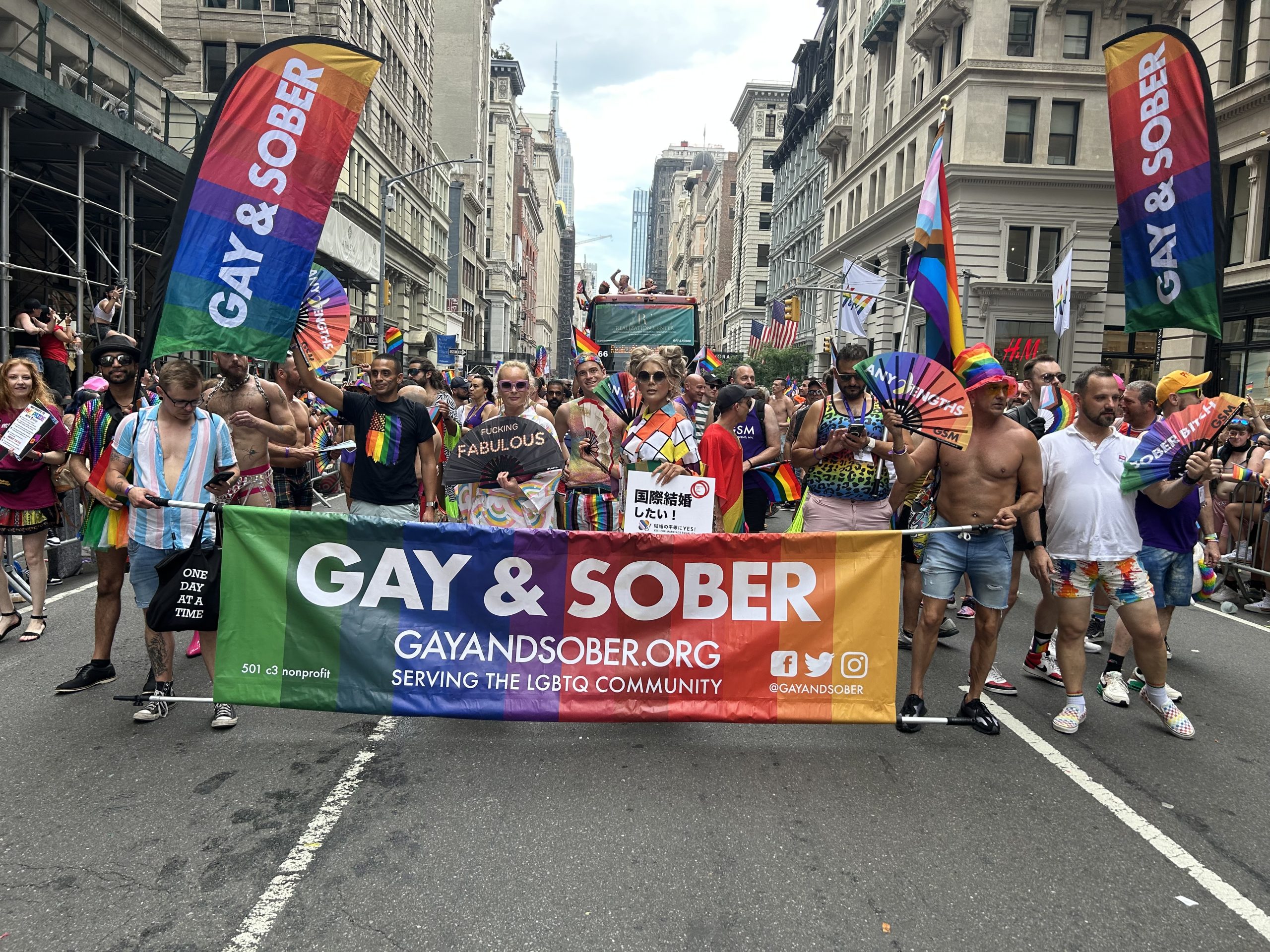 Gavin Reid at New York Pride